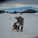 Snowshoeing